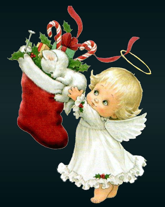 Beautiful Christmas Angel Cross Stitch Pattern 14 ct. Aida | Etsy