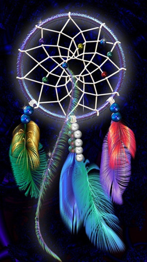 Colorful Dream Catcher 1 Cross Stitch Pattern 14 Or 18 Ct Etsy