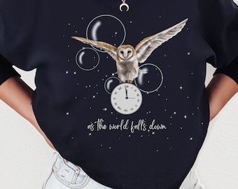 Bowie Sweatshirt,  Bowie Sweater, As the World Falls Down Shirt, Jareth, Goblin King, Bowie Gift, 80s Nostalgia, Bowie Owl