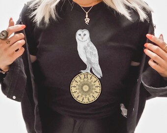 Bowie Shirt,  Bowie Tshirt, Through Dangers Untold Graphic Tee, Jareth, Goblin King, Bowie Gift, 80s Nostalgia, Bowie Owl