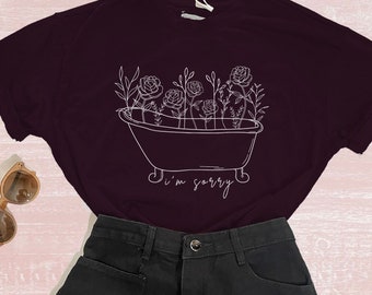 The Rose Sorry Shirt, Black Rose Heal Album Gift, Kpop Concert Merch, K-pop Shirt, Woosung, Dojoon, Hajoon, Jaehyeong, K-Rock Tshirt Tee