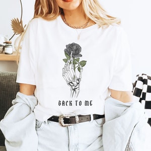 The Rose Kpop Shirt, Back to Me, Dawn to Dusk Tour Concert Merch, Dual Black Rose Gift, K-pop, Woosung, Dojoon, Hajoon, Jaehyeong, K-Rock