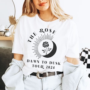 The Rose Dawn to Dusk Tour Shirt, Black Rose Gift, Kpop Concert Merch, K-pop Shirt, Woosung, Dojoon, Hajoon, Jaehyeong, Korean Rock
