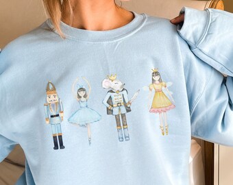 Nutcracker Sweatshirt, Christmas Sweater, Sugar Plum Fairy Crewneck, Christmas Shirt, Christmas Gift, Dance Teacher Gift, Nutcracker Ballet