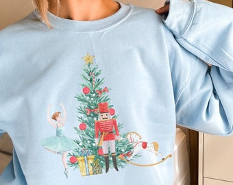 Nutcracker Sweatshirt, Sugar Plum Fairy Crewneck, Christmas Sweater, Christmas Shirt, Christmas Gift, Dance Teacher Gift, Nutcracker Ballet