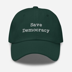 Save Democracy Hat, Voting Baseball Cap, Democrat Gift, Harris Walz 2024, Kamala Harris Hat, Liberal, Progressive Not Going Back Rally Hat