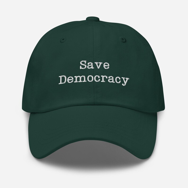 Save Democracy Hat, Voting Baseball Cap, Democrat Gift, Harris Walz 2024, Kamala Harris Hat, Liberal, Progressive Not Going Back Rally Hat
