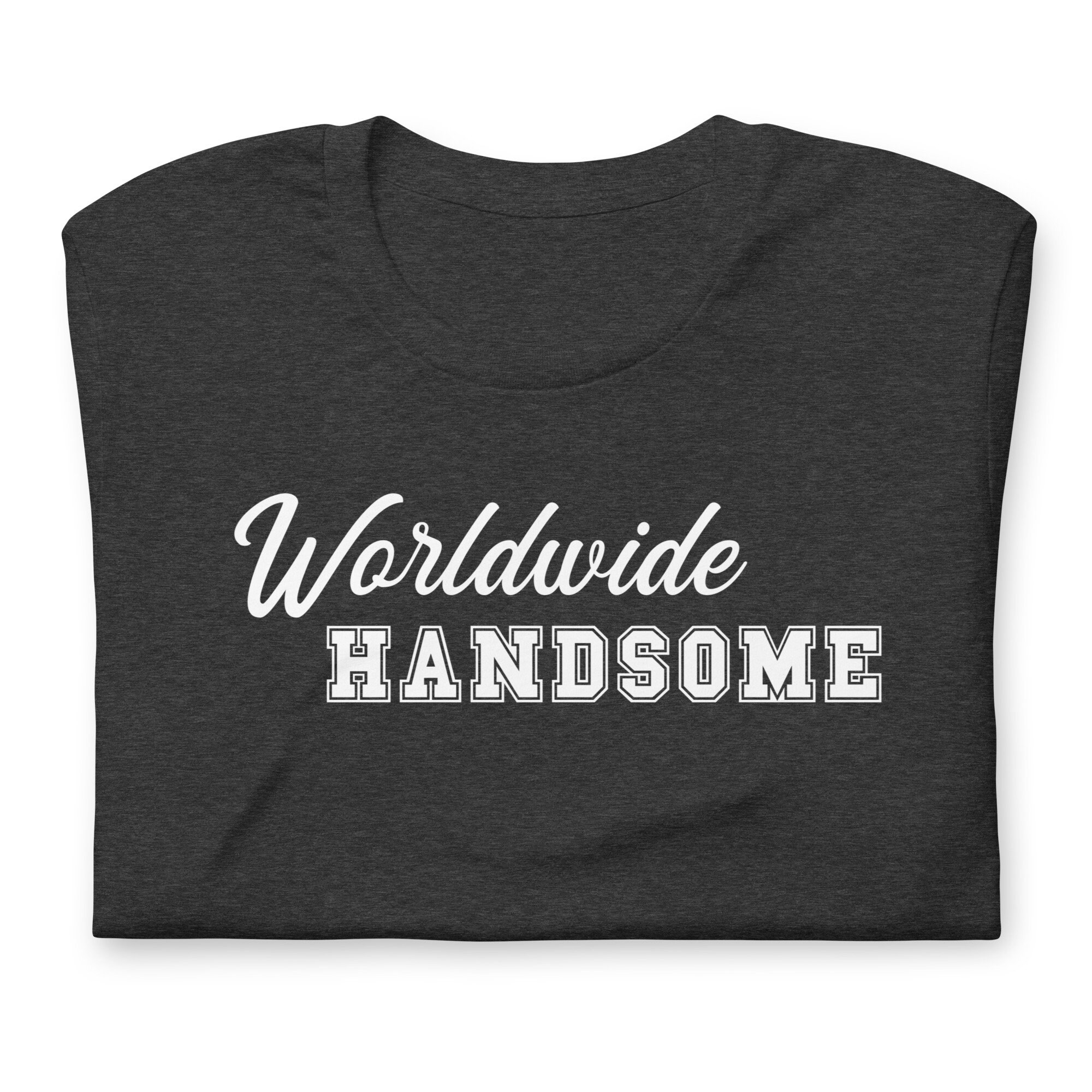 BTS JIN WORLDWIDE HANDSOME Tシャツ　Mサイズ Trade | Retro Seokjin Worldwide HandSome Shirt | 38-2025