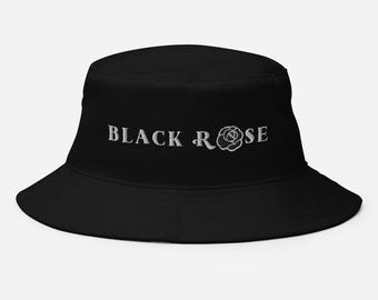 The Rose Kpop Bucket Hat, Black Rose Gift, Dawn to Dusk Tour Merch, Woosung, Dojoon, Hajoon, Jaehyeong, Korean Rock Concert Apparel
