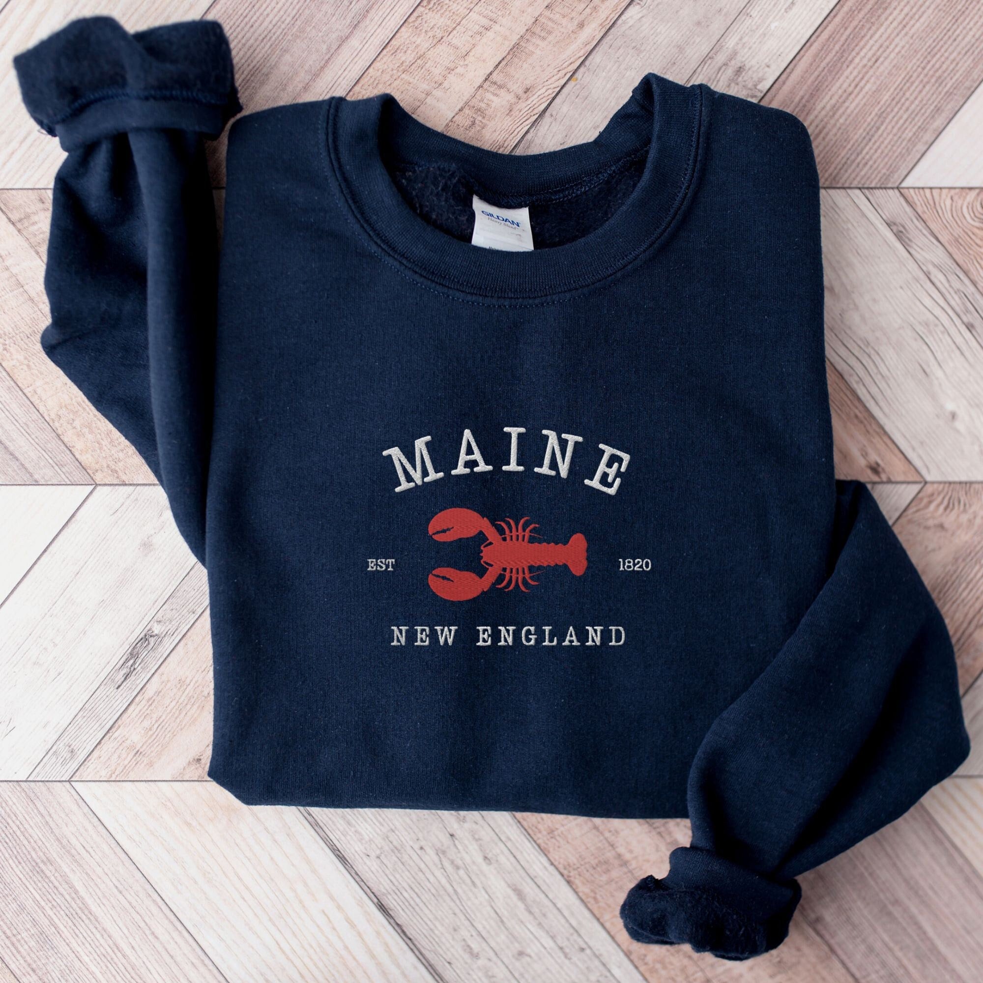 Deuxieme Classe ◆ MAINE vintage スウェット MaineBlackBearsLegacyCrewneckS