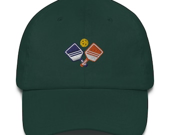 Pickleball Dad Hat for Men, Pickleball Lover Gift, Embroidered Pickle Ball Baseball Cap, Premium Adjustable Hat, Gift for Him
