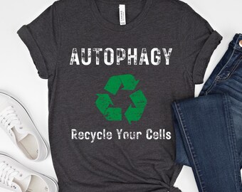 Autophagy Intermittent Fasting TShirt, 16:8, ADF, IF, Keto Diet, Time-restricted Eating, Funny Fasting Shirt, Gift for Her for Him