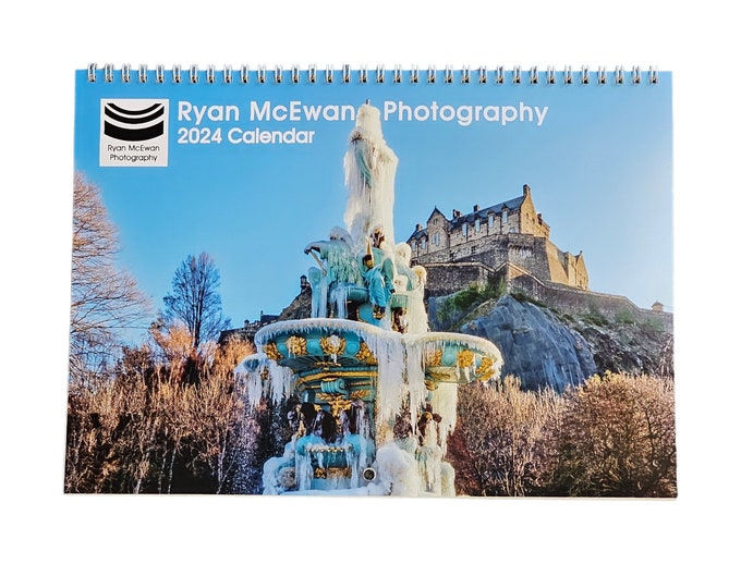 Edinburgh 2025 Calendar, Scotland Wall Calendar, Monthly Planner