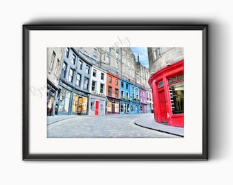 Victoria Street Edinburgh Print