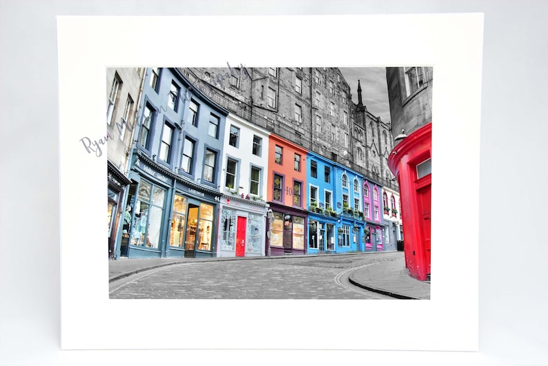 Edinburgh Print, Victoria Street Edinburgh Print, Edinburgh Photography