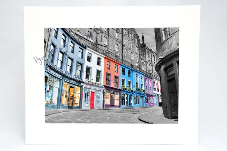 Edinburgh Print, Victoria Street Edinburgh Print, Edinburgh Photography