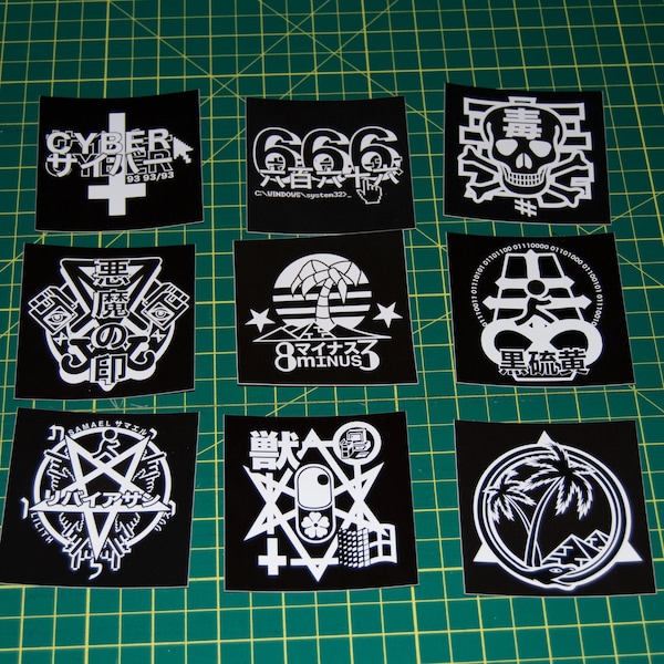 Cyber Occult Stickers 3in. x 3in.