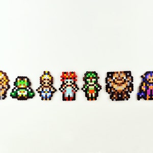 Chrono Trigger Mini Magnet Set Perler Bead Super Nintendo