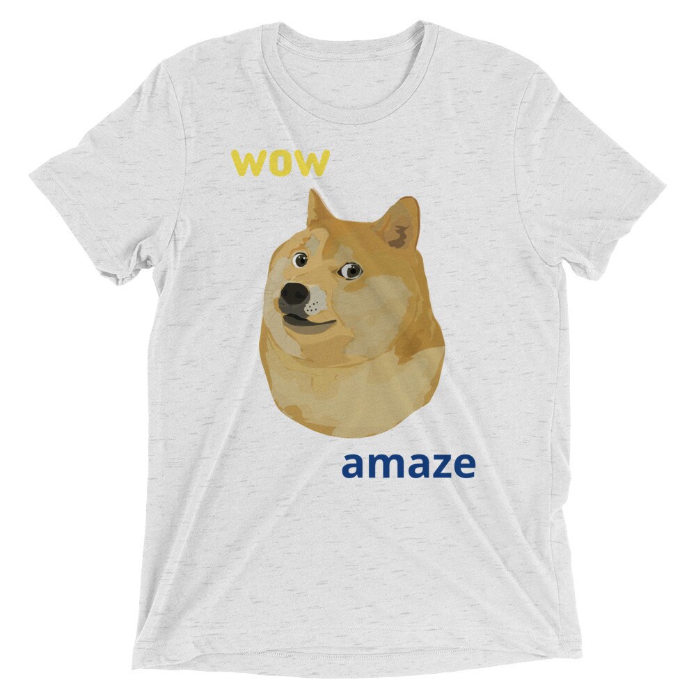 Doge Meme Short sleeve t-shirt | Etsy