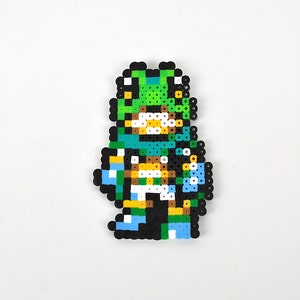 Frog from Chrono Trigger Magnet Perler Bead Super Nintendo