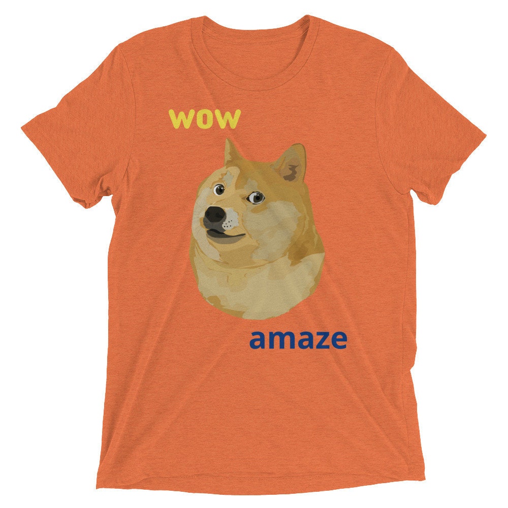 Doge Meme Short sleeve t-shirt | Etsy