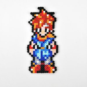 Crono from Chrono Trigger Magnet Perler Bead Super Nintendo