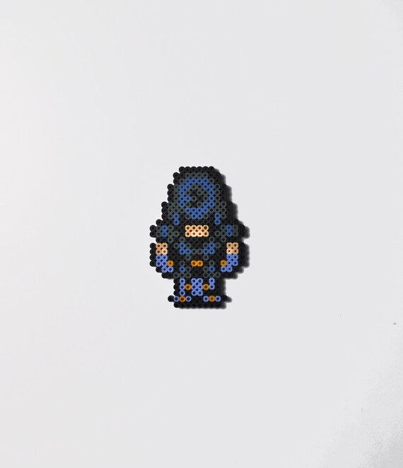 Commander From Final Fantasy VI Magnet Perler Bead Super Nintendo