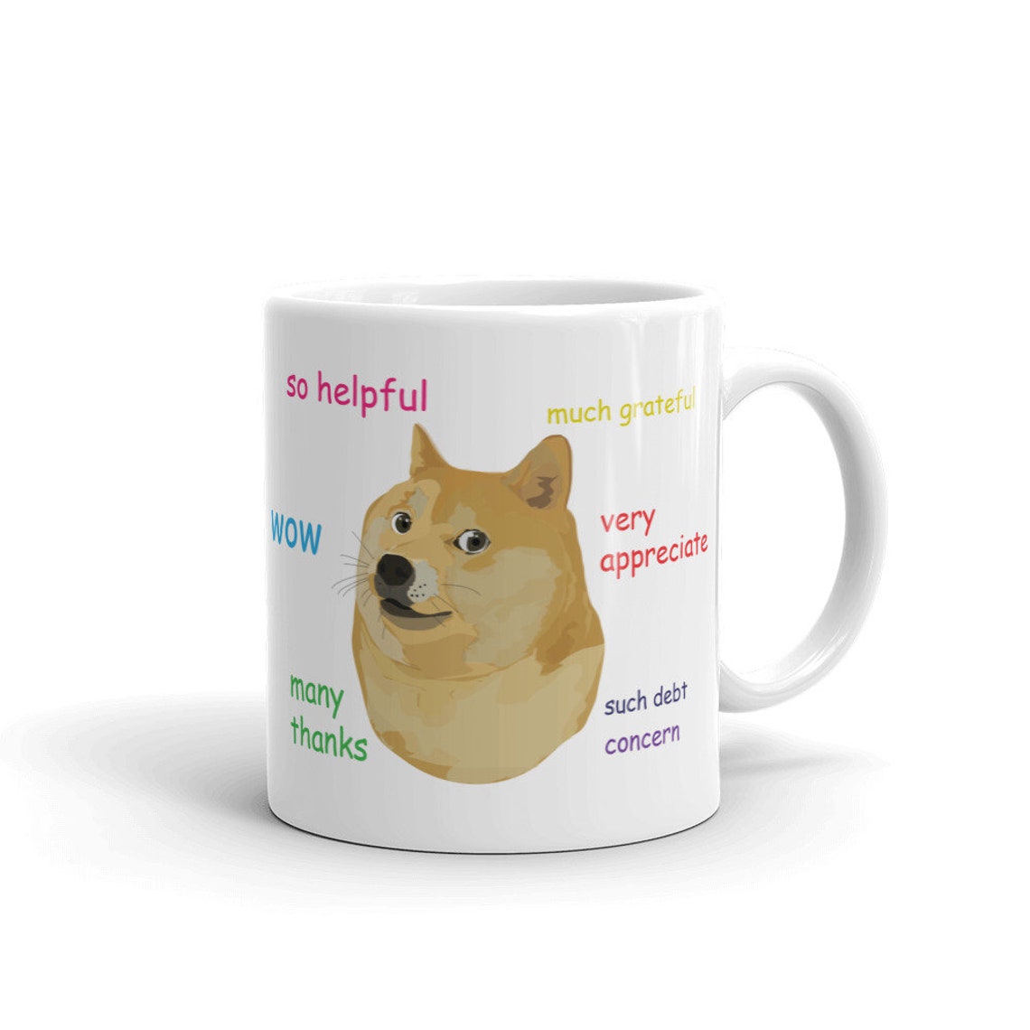 Doge Thank You Shiba Inu Mug | Etsy