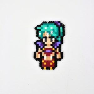 Terra de Final Fantasy VI Magnet Perler Bead Super Nintendo