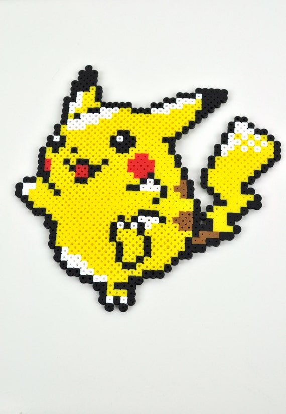 Pikachu Pokemon Magnet Perler Bead Etsy Pikachu Pokemon Magnet Perler Bead Etsy