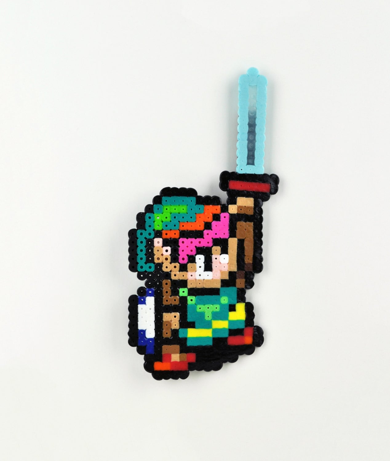 Perler Bead Magnet Super Nintendo Legend Of Zelda Link To The Etsy