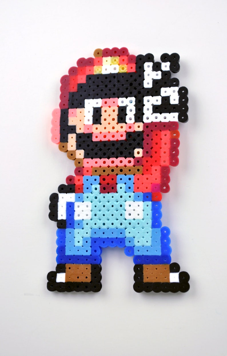 Perler Bead Magnet Super Nintendo Super Mario World image 2