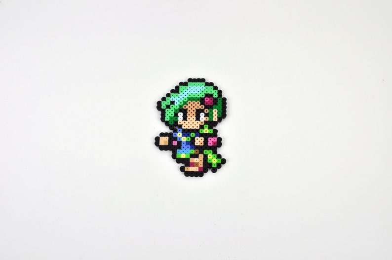 Final Fantasy IV Young Rydia Perler Bead Magnet image 1