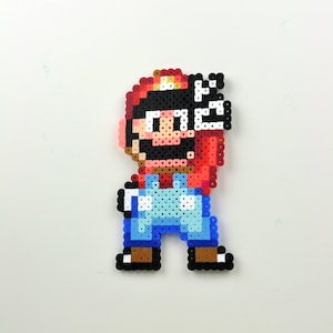 Perler Bead Magnet Super Nintendo Super Mario World image 1