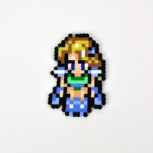 Celes from Final Fantasy VI Magnet Perler Bead Super Nintendo