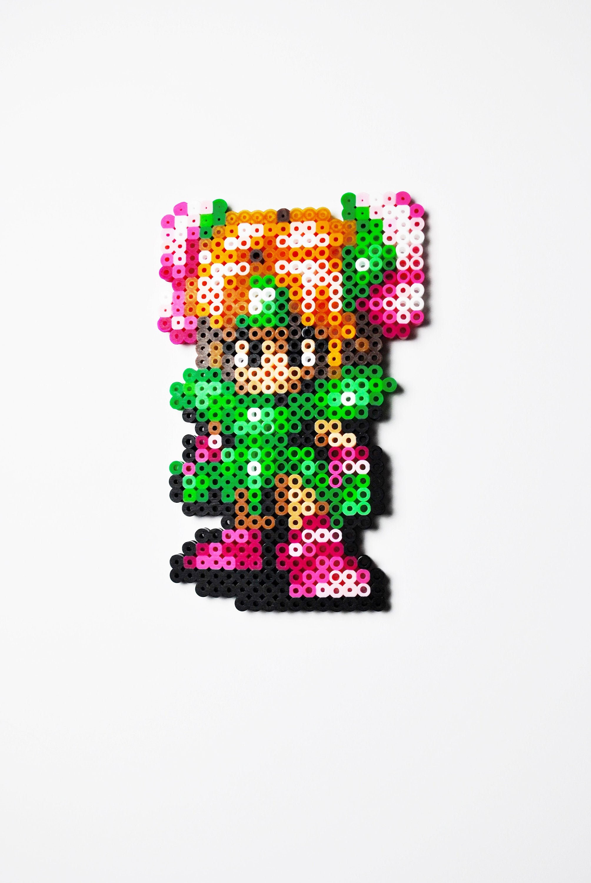 Riesz Trials of Mana Perler Bead Sprite Magnet Super Nintendo