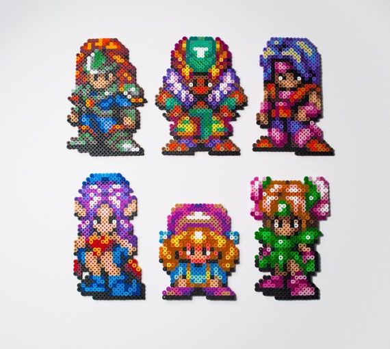 Model X Mega Man ZX Rockman Mini Bead Sprite Perler Artkal