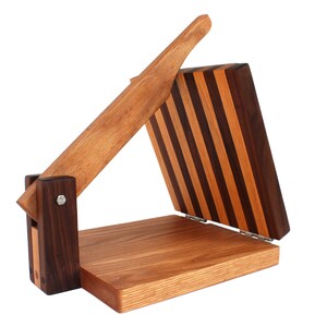 Central Coast Woodworks Hardwood Tortilla Press  Oak & Walnut image 5