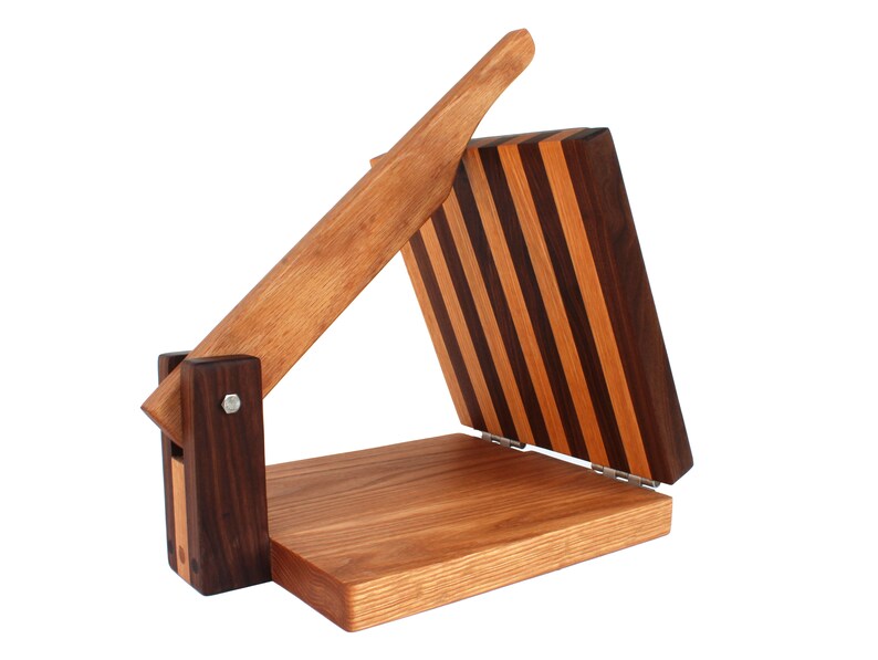 Central Coast Woodworks Hardwood Tortilla Press  Oak & Walnut image 5