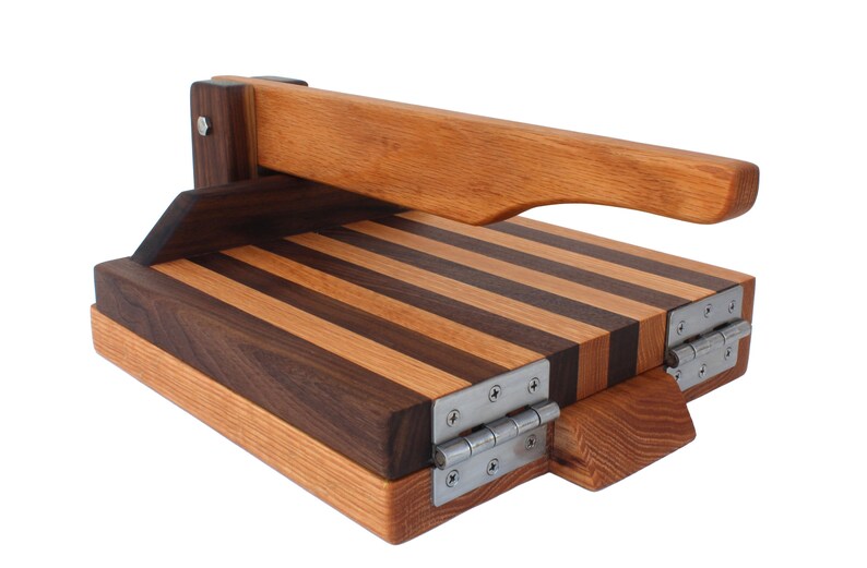 Central Coast Woodworks Hardwood Tortilla Press  Oak & Walnut image 1