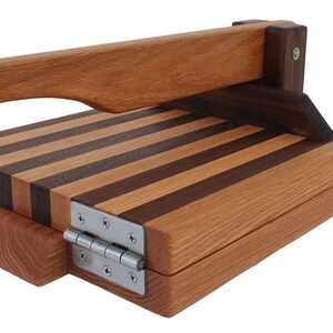 Central Coast Woodworks Hardwood Tortilla Press  Oak & Walnut image 2