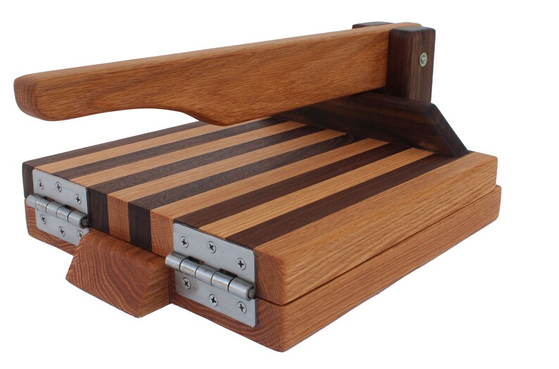 Central Coast Woodworks Hardwood Tortilla Press  Oak & Walnut image 2