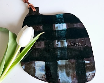 Ceramic Serving Platter, Handmade cheese board, Food Serving Platter, Modern ceramic Board.  Plate for food styling, Studiovitezart, Etsy