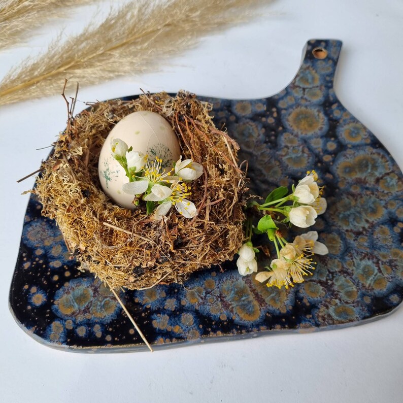 Ceramic Serving Platter Handmade Cheese Board Food Serving Etsy