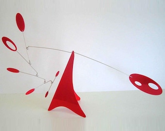 STABILE Standing Mobile Comet Handmade in France Mid Century