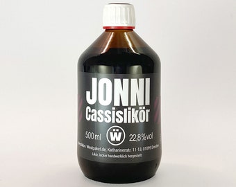 JONNI - Cassislikör, Johannisbeerlikör