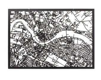 3d city map Dresden, 59x42cm (73x53cm)