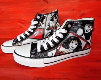 wonder woman converse shoes