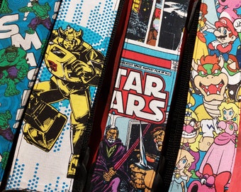 Custom Stagg Guitar Strap, Doctor Who, Super Mario, Star Wars