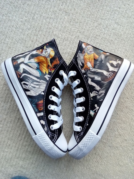 Zapatillas de lona zapatillas adultos personalizadas a mano | Etsy México